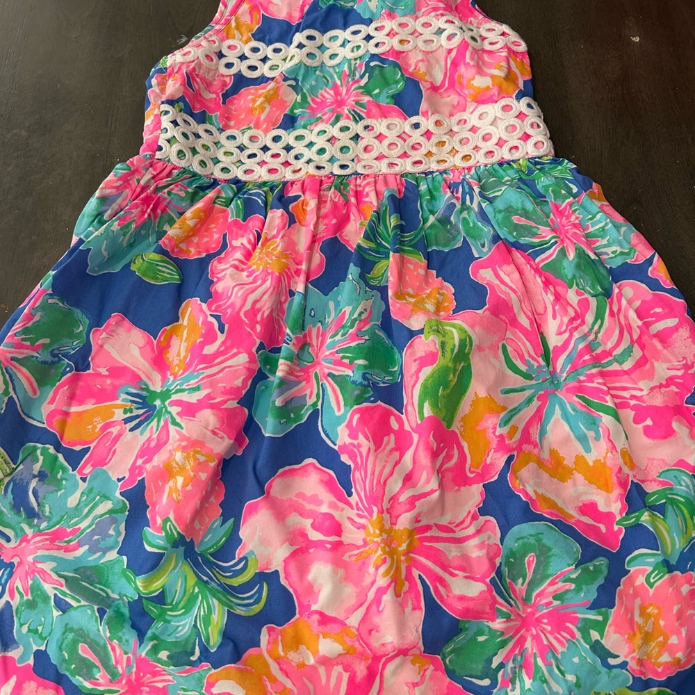 Lilly Pulitzer Vibrant Floral Kids Dress